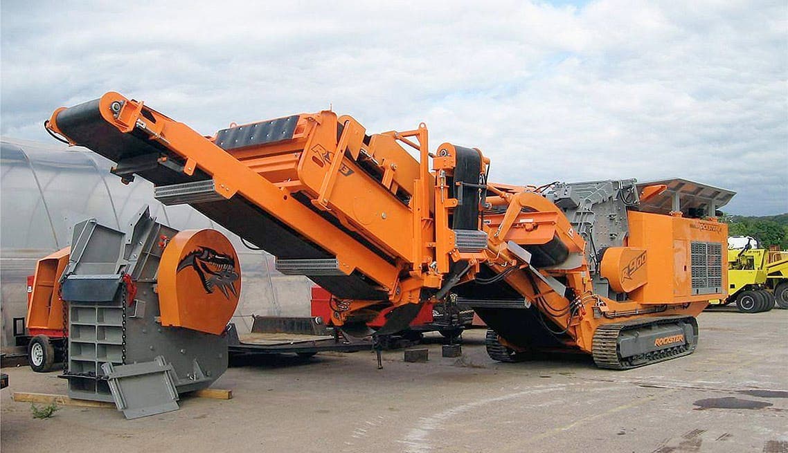 mobile track-mounted jaw crusher R800 jaw