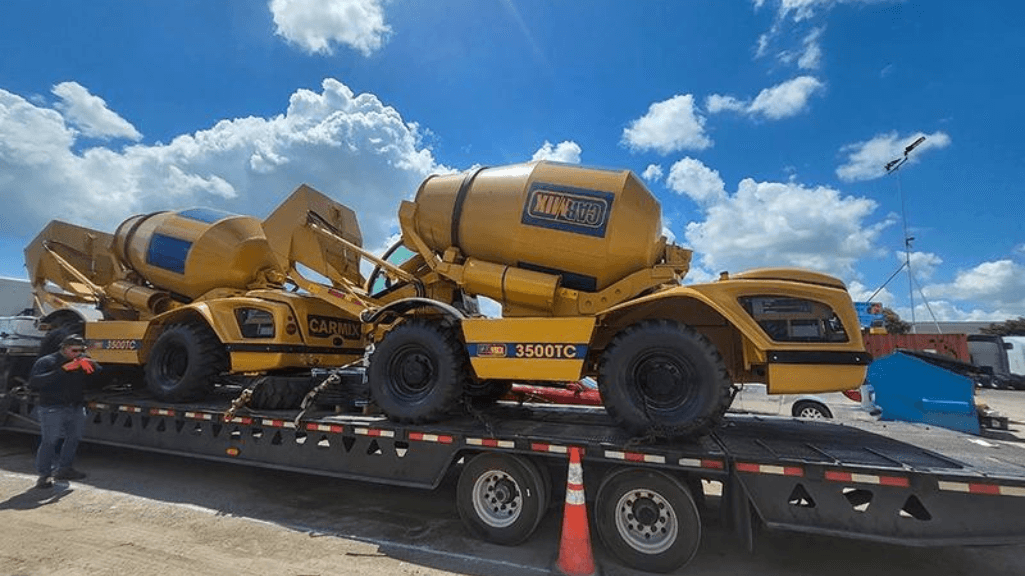 Carmix 3500 TC off-road mobile batching plant 